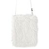foto 1 Schoudertas wit pluche