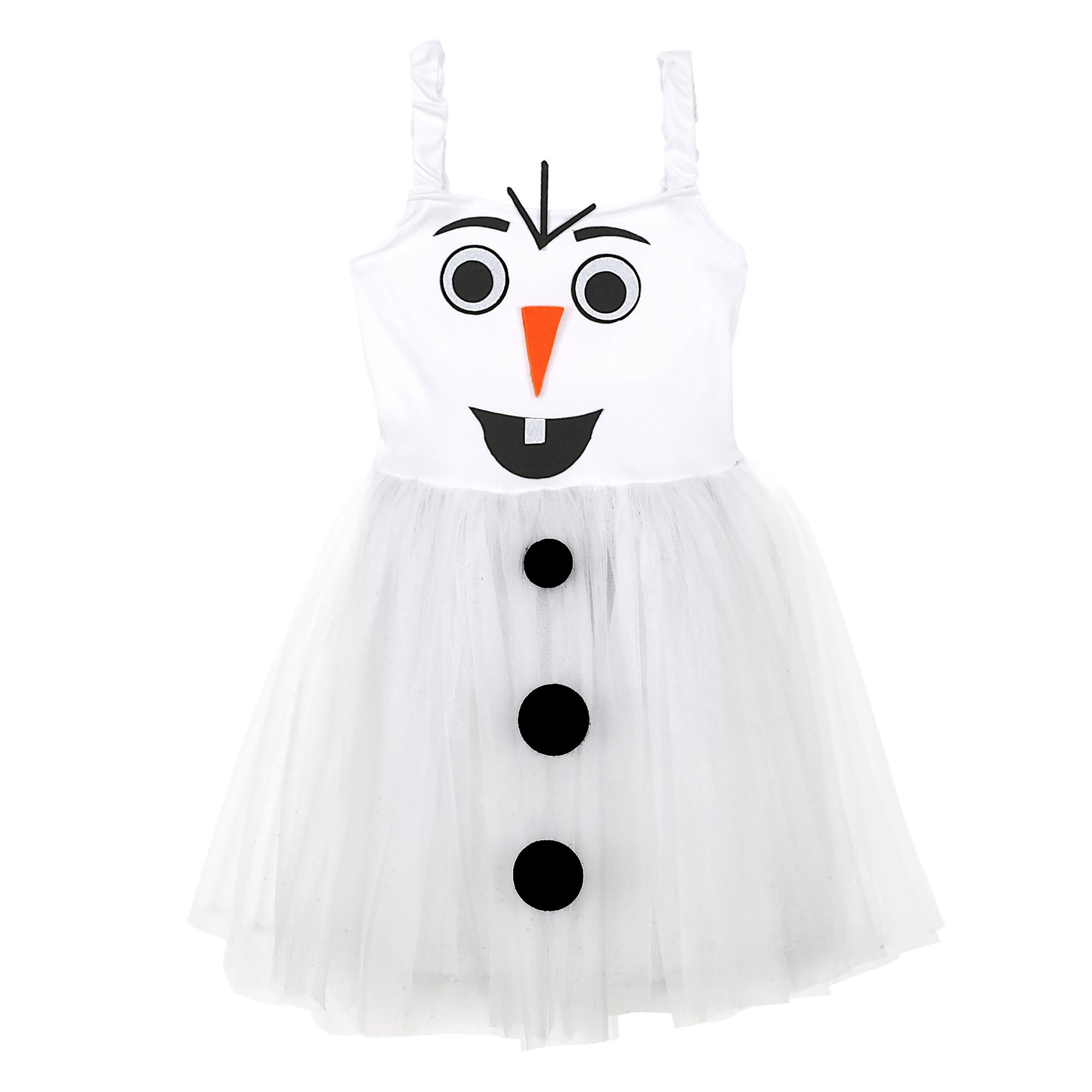 Sneeuwpop jurkje meisjes maat 110