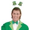 foto 2 St. Patricksday accessoires Haarband met mini hoge hoeden, strikje