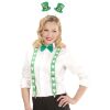 foto 5 St. Patricksday accessoires Haarband met mini hoge hoeden, strikje
