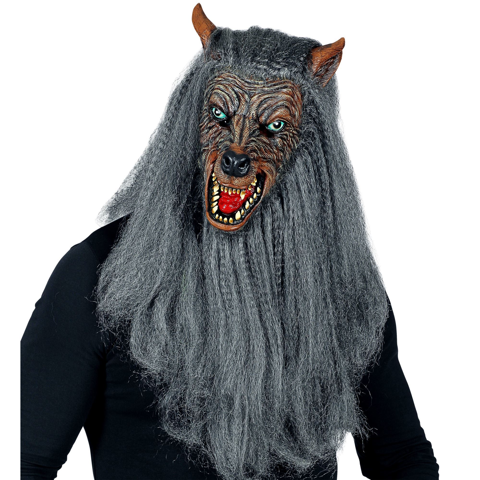 Transformeer in een angstaanjagend beest met ons realistische weerwolf masker