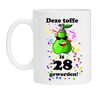 Verjaardag beker 28 jaar leeftijd toffe peer