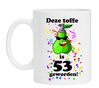 Verjaardag beker 53 jaar voor een toffe peer