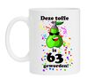 Verjaardag mok 63 jaar verjaardag met leuke print toffe peer