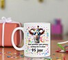 foto 3 Verjaardag mok 95 jaar feestelijke print en humoristische tekst