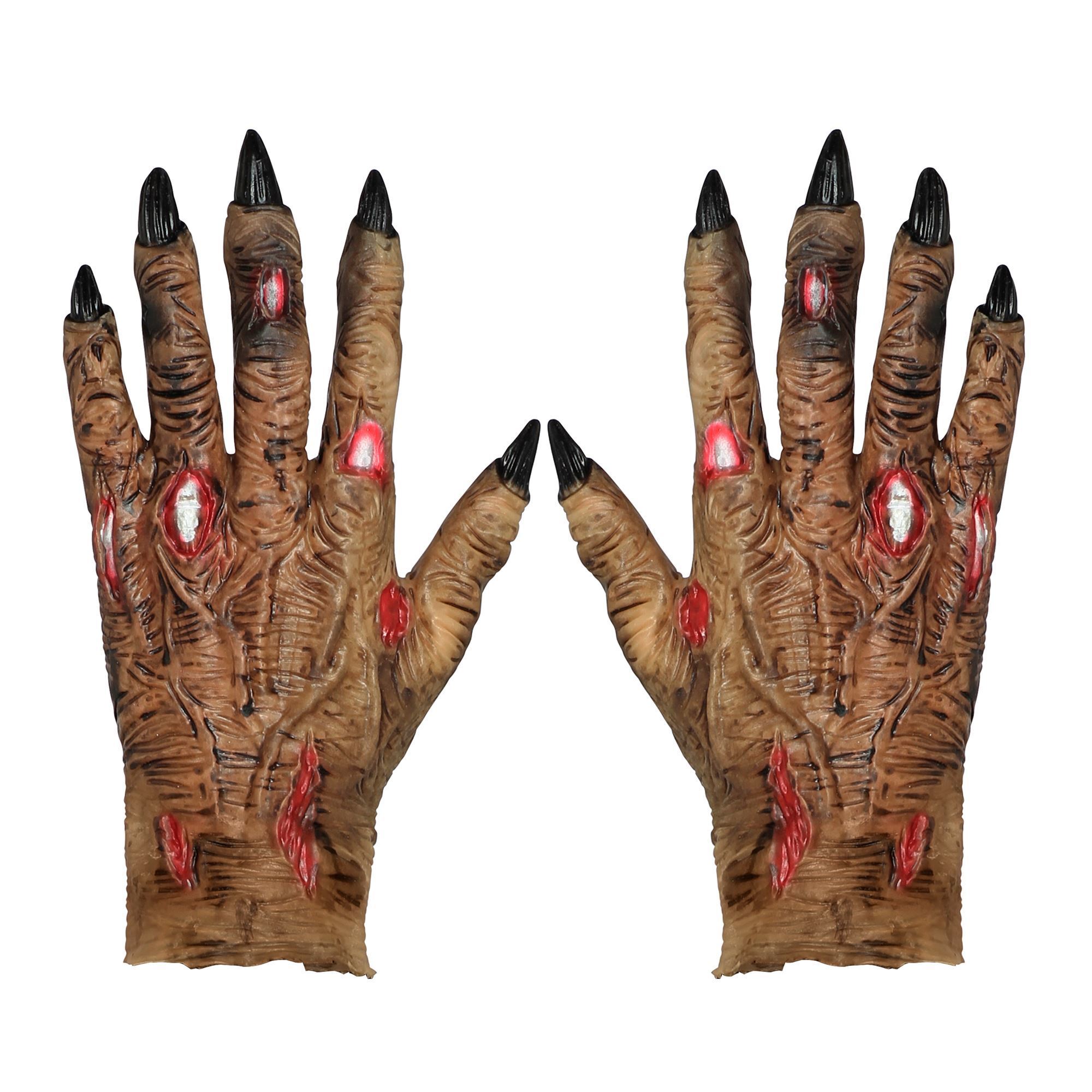 zombie handschoenen Halloween griezelig