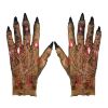 zombie handschoenen Halloween griezelig