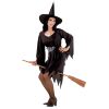 Zwarte heks jurk dames maat S