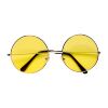 Hippie bril John ronde gele glazen