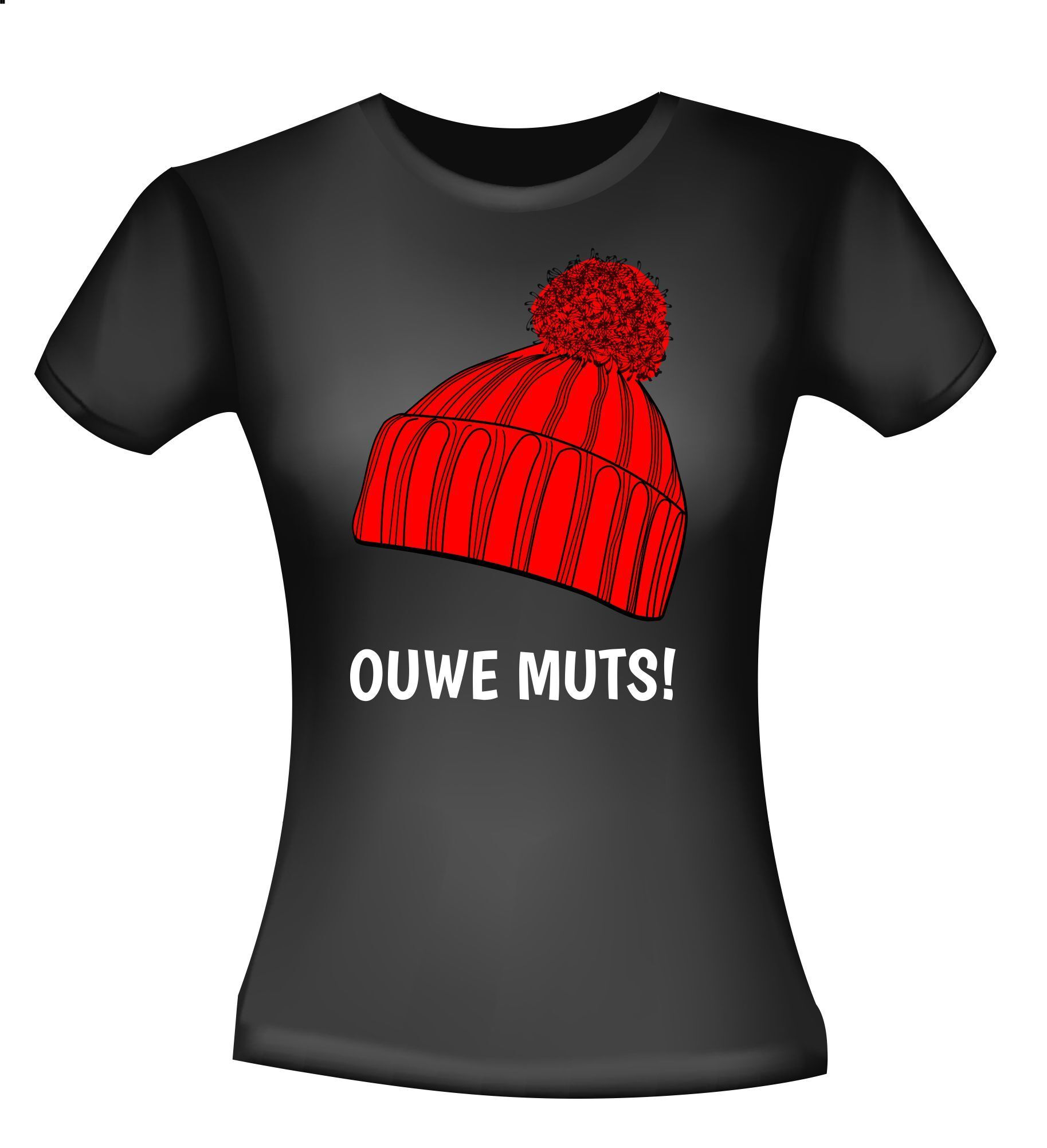 Ouwe muts T-shirt dames verjaardag grappig