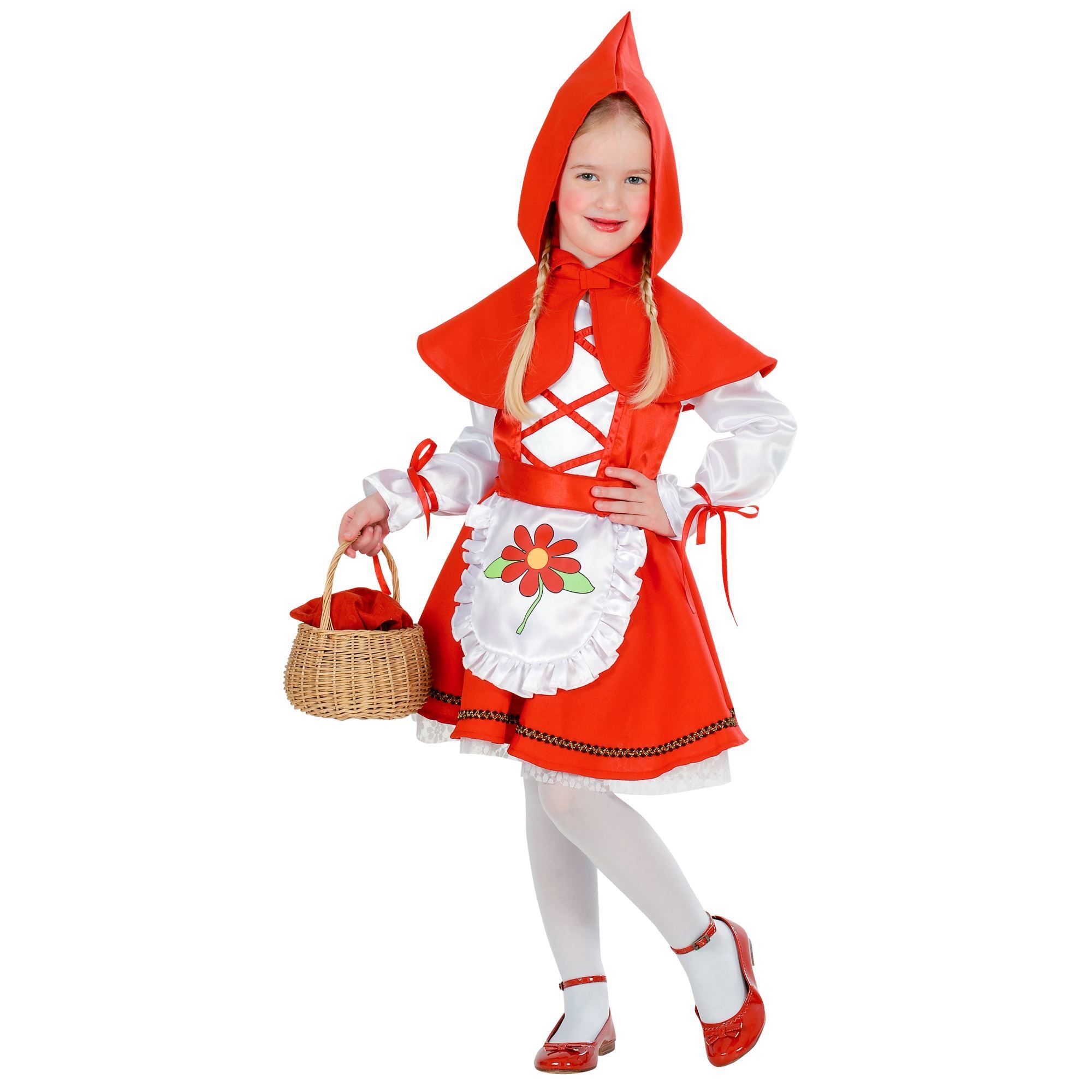 Roodkapje outfitje meisje boze wolf grootmoeder sprookje