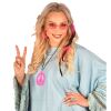 foto 4 Seventies hippie haarclip met roze veren Ibiza stijl