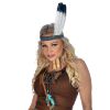 foto 4 Veren hoofdband met twee indianen veren