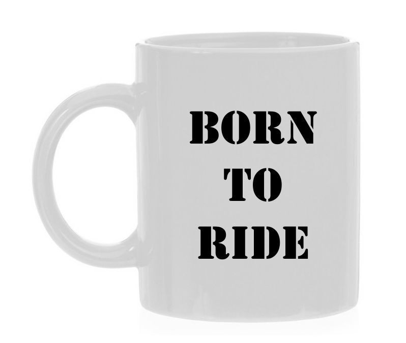 Koffiemok born to ride vrachtwagenchauffeur