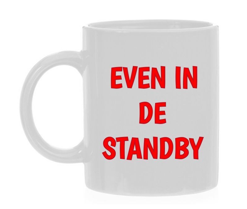 Koffiemok even in de standby