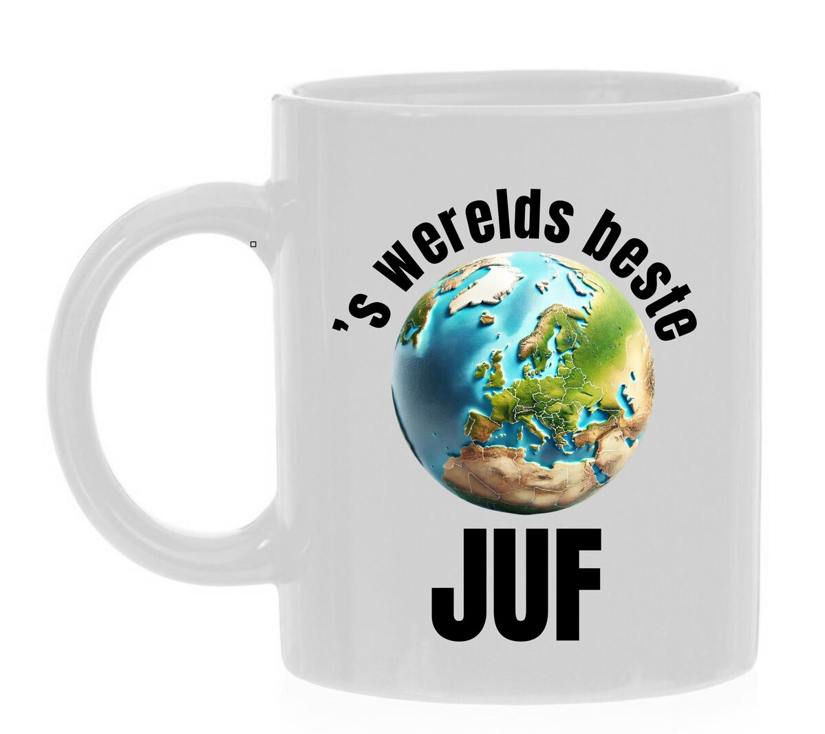 Mok voor werelds best juf bedankje cadeau blijk als waardering