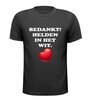 Shirt met rood hart bedankt helden in het wit waardering trots dankbaar