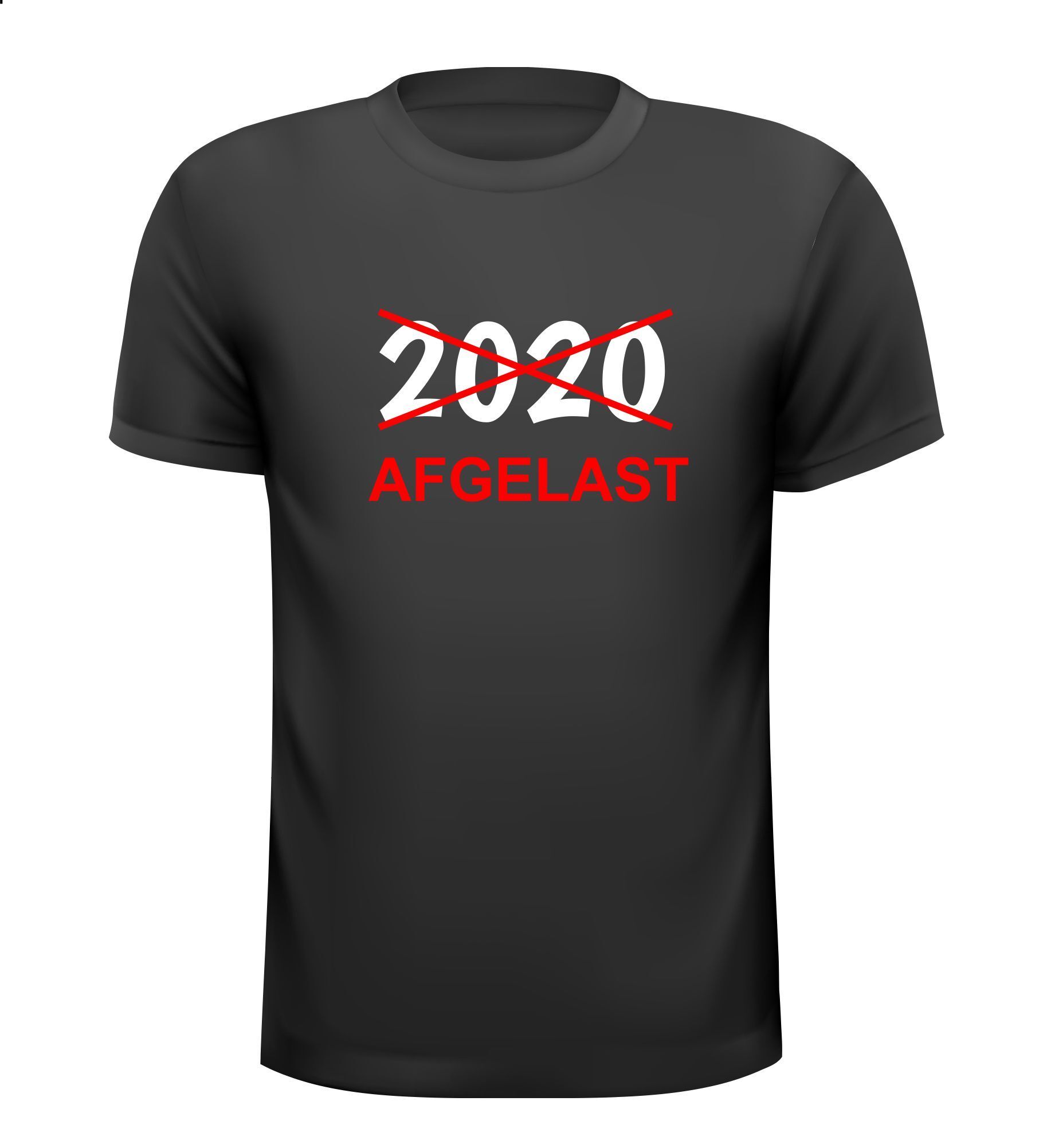 T-shirt 2020 afgelast corona virus