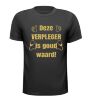 T-shirt bedankje verpleger glitter gouden opdruk waardering