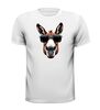 foto 13 Grappig T-shirt Ezel met zonnebril op leuk humor dier gek