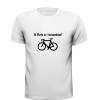 foto 3 Ik fiets er tussendoor T-shirt spreekwoord grappig