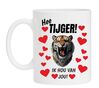 Koffiemok hee tijger ik hou van je stoer liefde verliefd geliefde