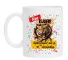 Koffiemok voor 91ste verjaardag stoer cadeau tijger