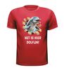 foto 7 T-shirt het is hier dolfijn luxe uitvoering full color