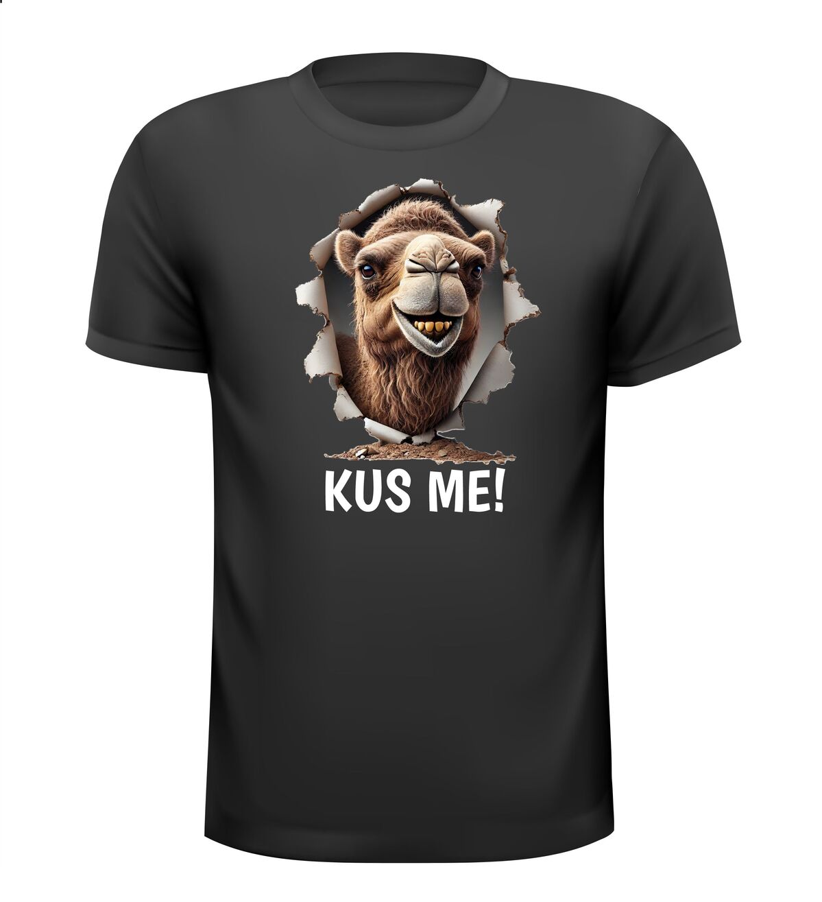 T-shirt kameel dromedaris kus me vrijgezellenfeest