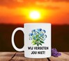 foto 3 vergeet-mij-nietje koffiemok vergeet me niet!