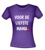 foto 2 voor de liefste mama t-shirt dames Moederdag cadeau