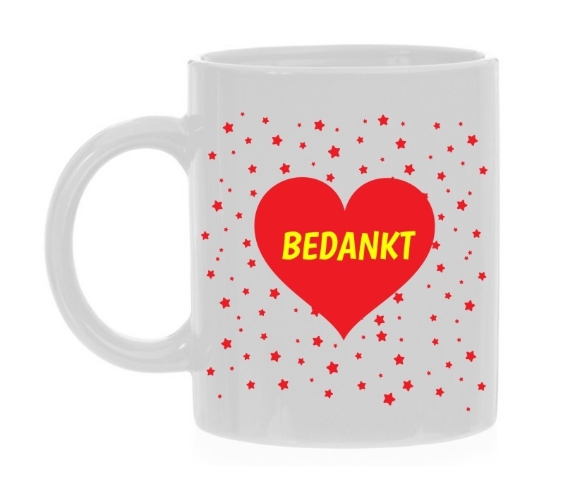 Bedankt koffiemok