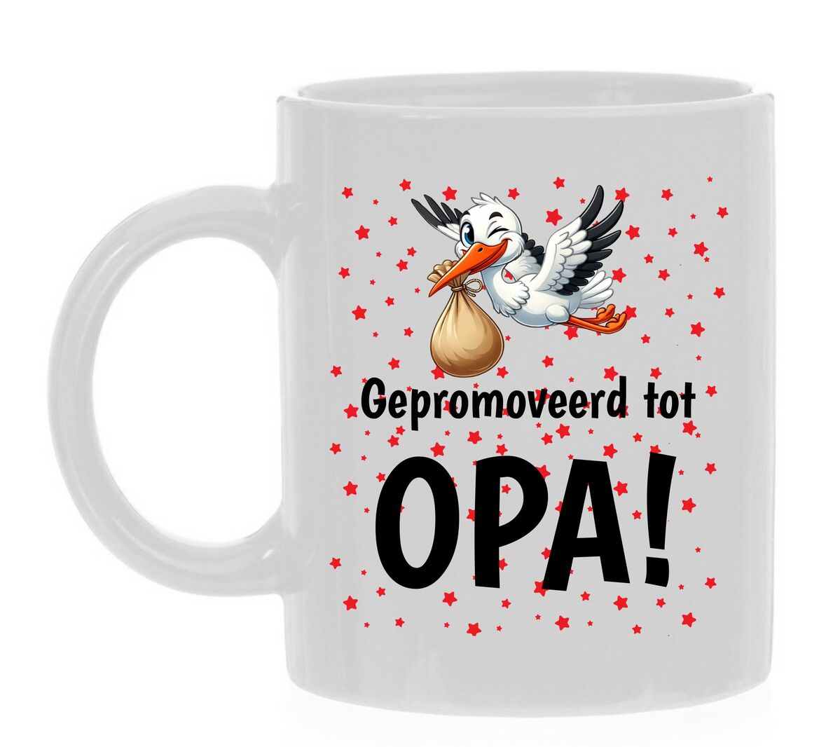 Gepromoveerd tot opa koffiemok ooienvaar