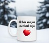 foto 2 Ik hou van jou met heel mijn hart koffiemok valentijn moederdag