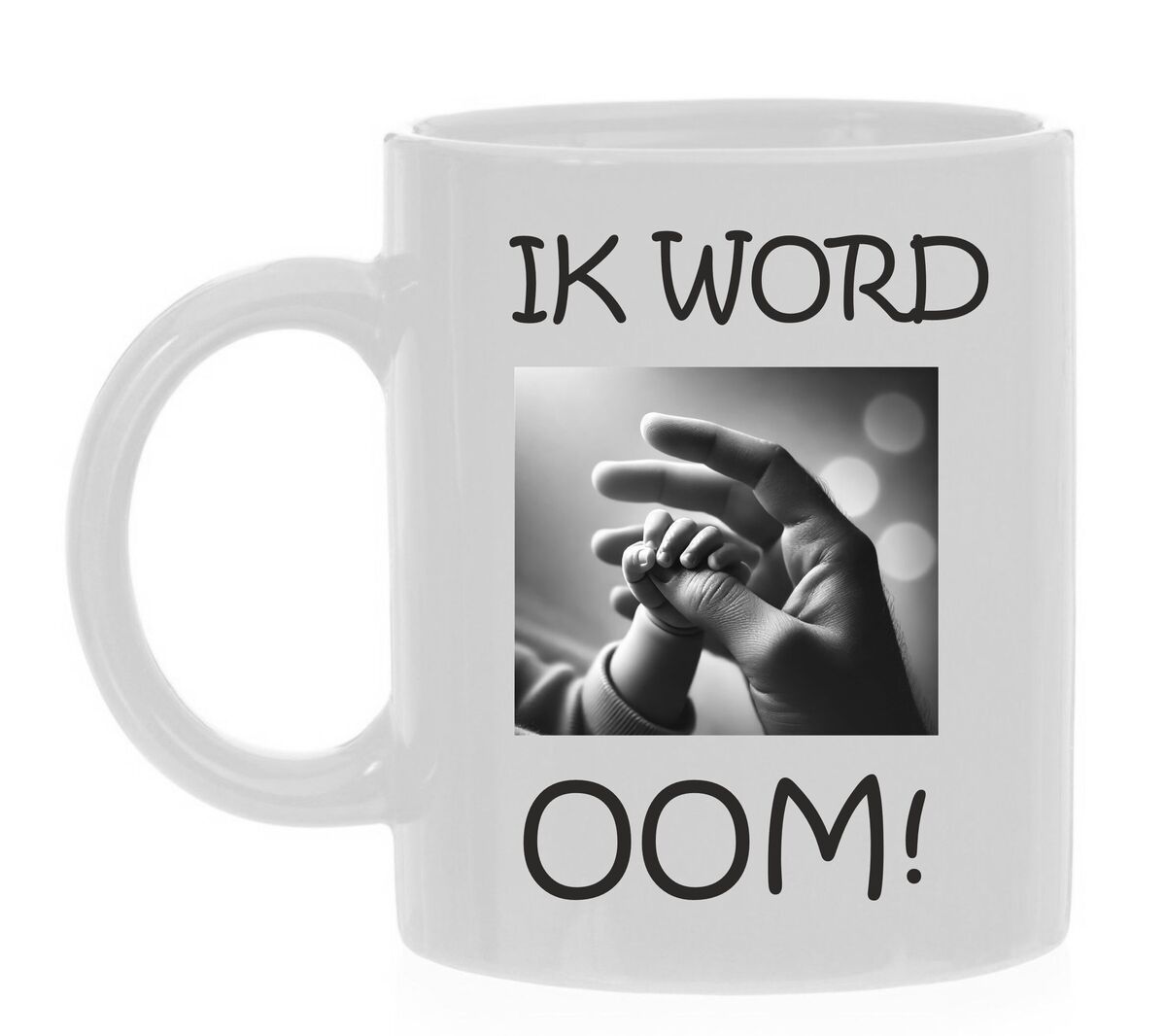 Koffiemok gezinsuitbreiding ik word oom wonder