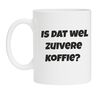 foto 1 Koffiemok is dat wel zuivere koffie? grappig spreuk