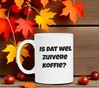foto 2 Koffiemok is dat wel zuivere koffie? grappig spreuk