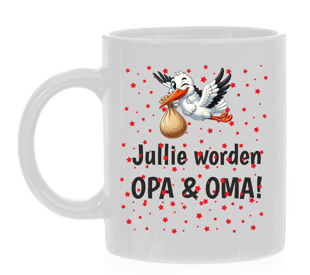 koffiemok jullie worden opa en oma!