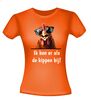 foto 10 T-shirt gezegde ik ben er als de kippen bij!