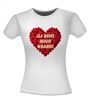 foto 10 Wit T-shirt jij bent goud waard rood hart met tekst in het rode hart