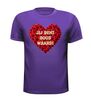 foto 3 Wit T-shirt jij bent goud waard rood hart met tekst in het rode hart