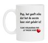 Koffiemok verjaardag vader grappig hilarisch tweede kind
