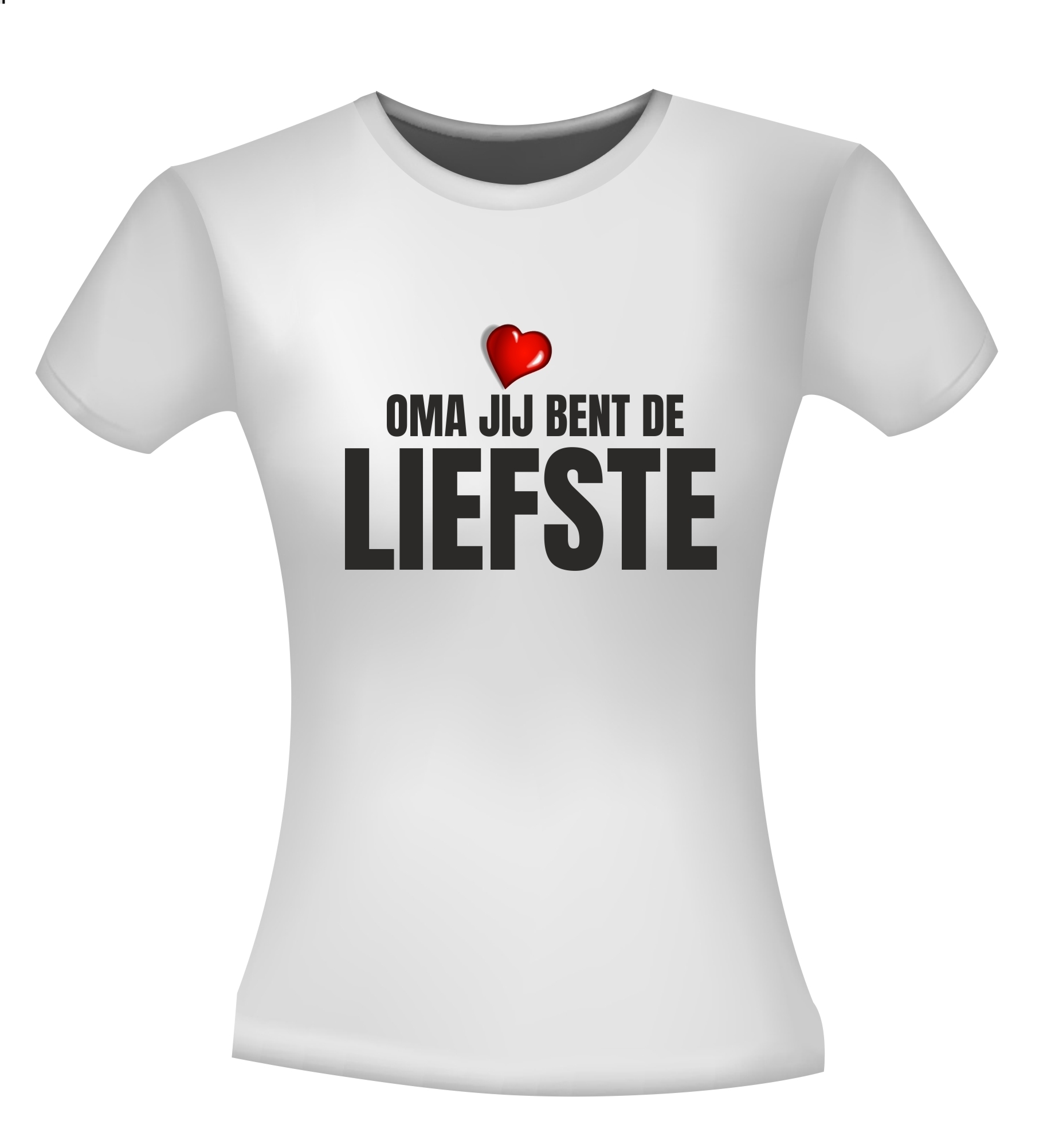 Oma jij bent de liefste T-shirt lief kado