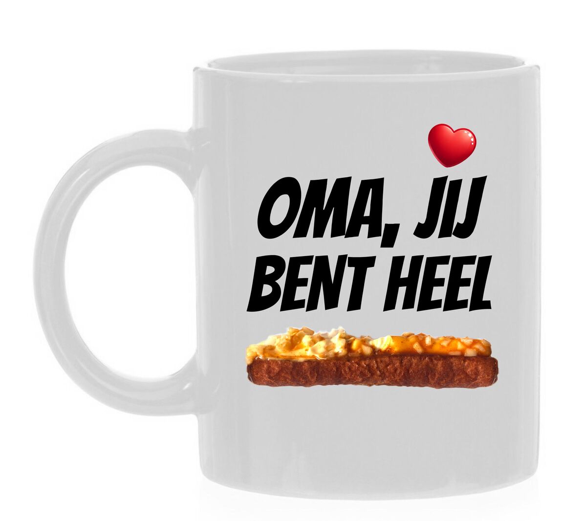 Oma jij bent heel speciaal frikandel speciaal koffiemok