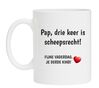 Pap drie keer is scheepsrecht koffiemok Vaderdag cadeau