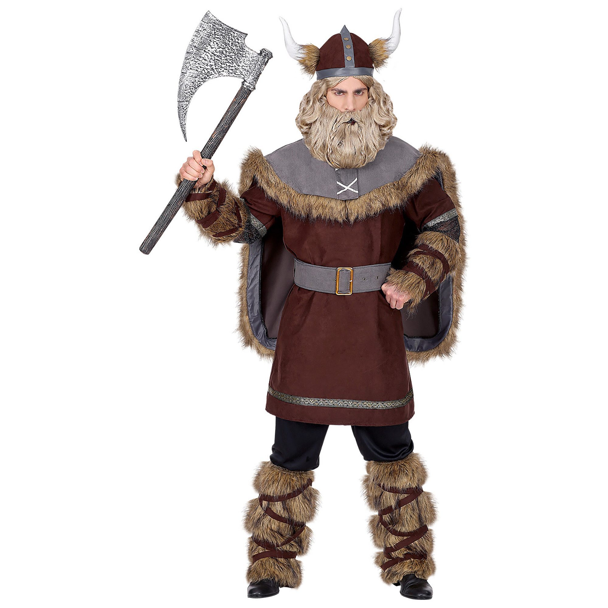 Stoere en Onverwoestbare Woeste Viking Noorwegen Man Kostuum