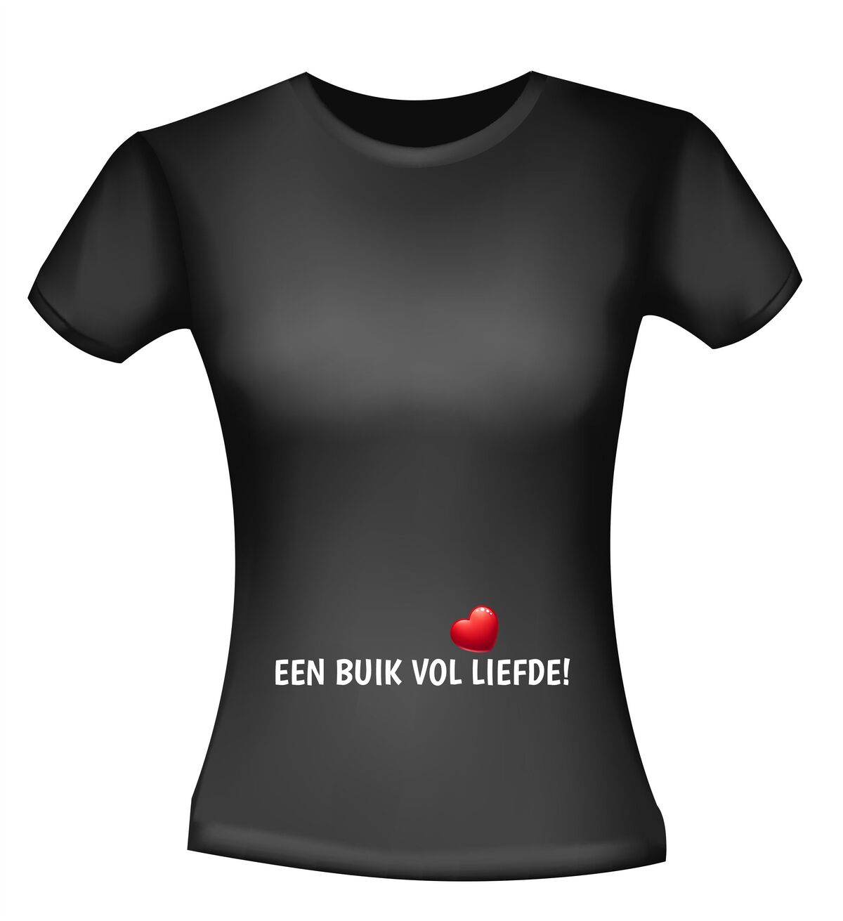 T-shirt buik vol liefde zwanger!