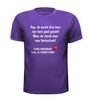 foto 2 T-shirt Vaderdag cadeau grappig vierde kind steek onderwater humor