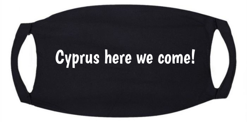 mondkapje cyprus here we come