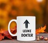 foto 2 koffiemok leuke dokter bedankje zorg kanjers